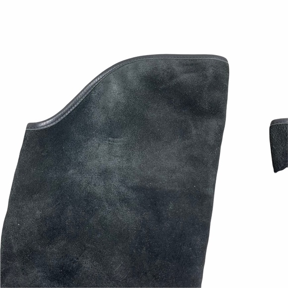 LA CANADIENNE Black Suede Over The Knee Boots 6.5 - Picture 4 of 12